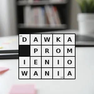 Hasło krzyżówkowe zasadnicza ilościowa charakterystyka promieniowania jonizującego pochłoniętego przez organizmy żywe - dawka promieniowania – rozwiązanie, synonimy, podpowiedzi i definicje krzyżówkowe